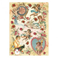 Декупажна карта Cadenсe, А4 Decoupage №178