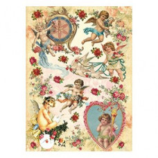 Декупажна карта Cadenсe, А4 Decoupage №178