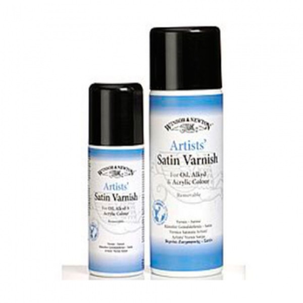 Лак сатиновый для масляных, акриловых и алкидных красок Winsor Newton Artists Satin Varnish, 150 мл