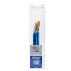 Набір пензля Winsor синтетика Ser. Cotman Brushes 4 кр. №2,4, л.