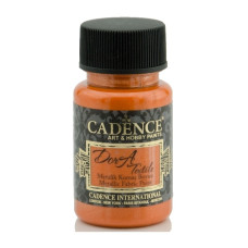 Фарба по тканині Cadence Dora Textil Metallic Fabric Paint 50 мл Оранжевий
