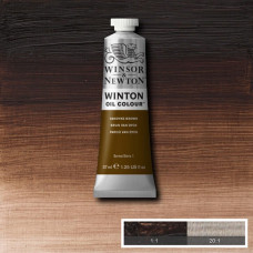 Краска масляная Winsor Winton Oil Colour, 37 мл, № 676, Van Dyke Brown Ван Дайк Коричневый