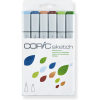 Набір спиртових маркерів Copic Sketch Set Sea Sky 6 шт