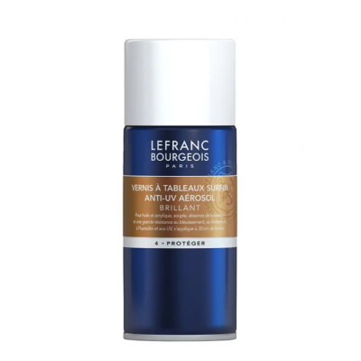 Лак спрей глянцевый Lefranc Gloss Varnish Spray, 150 мл