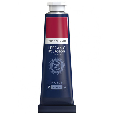 Краска масляная Lefranc Fine 40 мл, № 437, Primary Red Основной Красный