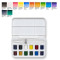 Набір акварельних фарб Winsor Newton Cotman Half Pan Brash Pen Set, 12 шт.