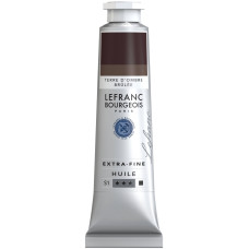 Масляная краска Lefranc Extra Fine 40 мл №477 Burnt umber Жженая умбра