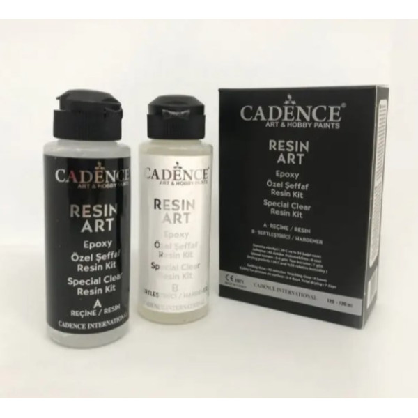 Эпоксидная смола, двухкомпонентная, прозрачная Resin Art Cadence, 120+120мл