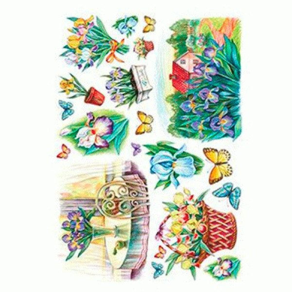 Декупажна карта на рисовому папері Cadenсe Rice Paper А4 Decoupage А4 №220