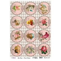 Декупажна карта на рисовому папері Cadenсe Rice Paper А4 Decoupage А4 №468