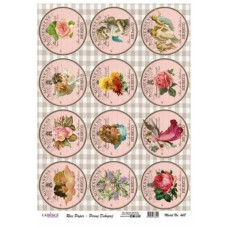 Декупажна карта на рисовому папері Cadenсe Rice Paper А4 Decoupage А4 №468