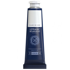 Краска масляная Lefranc Fine 40 мл, № 009, Zinc White Цинковые Белила