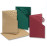 Заготовка для открытки с угловым орнаментом Folia, 220 г/м2, 10,8x15,5 см, № 58 Fir green Темно-зеленая