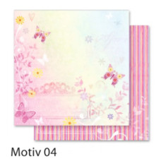 Дизайнерський папір Folia Design Papers Romantic Романтика 190 г/м2, 30,5x30,5 см №04