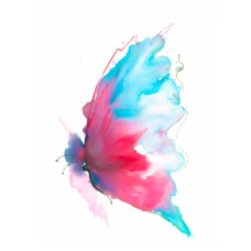 Трансферы для ткани Watercolor Fabric Transfer Cadence, 25х35 см, KTSB 009
