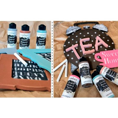 Фарба для створення крейдових дощок Cadence Chalk Board Paint, 120 мл, Зелений