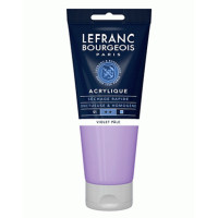 Акриловая краска Lefranc Fine Acrylic Color, 200 мл, № 659, Pale Violet Пастельно-Фиолетовый