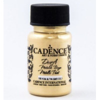 Акриловая краска металлик Cadence Dora Metallic Paint, 50 мл, Золотой песок