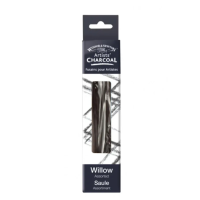 Набір натурального вугілля Winsor Newton Willow Charcoal, асорті (тонкий, середній, товстий), 12 шт