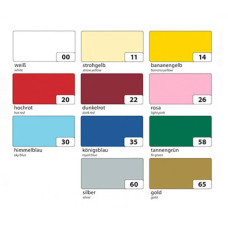 Заготовка для открытки прямоугольная Folia Cards, 220 г/м2, 10,5x21 см, № 00 White Белый