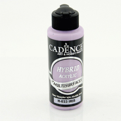 Универсальная акриловая краска Hybrid Acrylic for Multisurfaces Cadence № 33, 120 мл, Iris Ирис