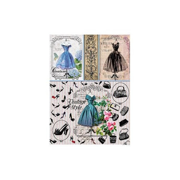 Декупажна карта на рисовому папері Cadenсe Rice Paper А4 Decoupage А4 №232