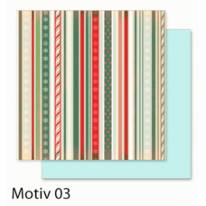 Дизайнерський папір Folia Design Papers Christmas Різдво 190 г/м2, 30,5x30,5 см №03