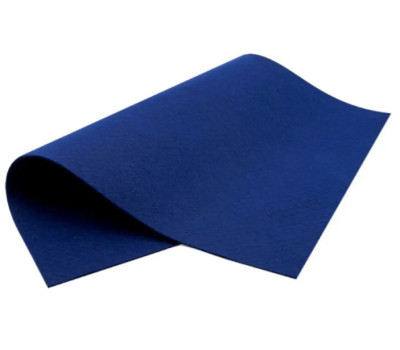 Фетр листовой Folia Hobby Craft Felt, 20x30 см, № 35 Royal blue Темно-синий