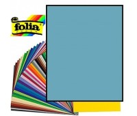 Двухсторонний декоративный картон фотофон Folia Photo Mounting Board 300 г/м2,50x70 см №30 Sky blue Небесно-голубой