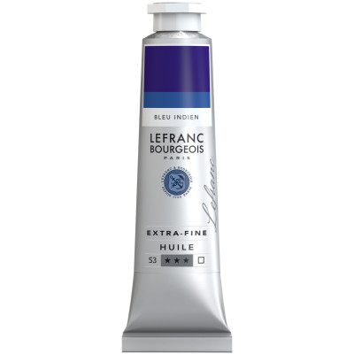 Краска масляная Lefranc Extra Fine 40 мл 039 Indanthrene Blue Индантреновый Синий