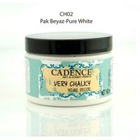 Меловая акриловая краска Cadence Very Chalky Home Decor, 150 мл, Натурально-белый