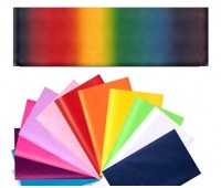 Папір обгортковий тишею однотонний Folia Tissue Paper 20 г/м2, 50x70 см, №17 Rainbow Райдужний