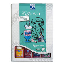 Набір фарб Lefranc по склу та кераміці Glass Tile, 6x50 мл арт 211616