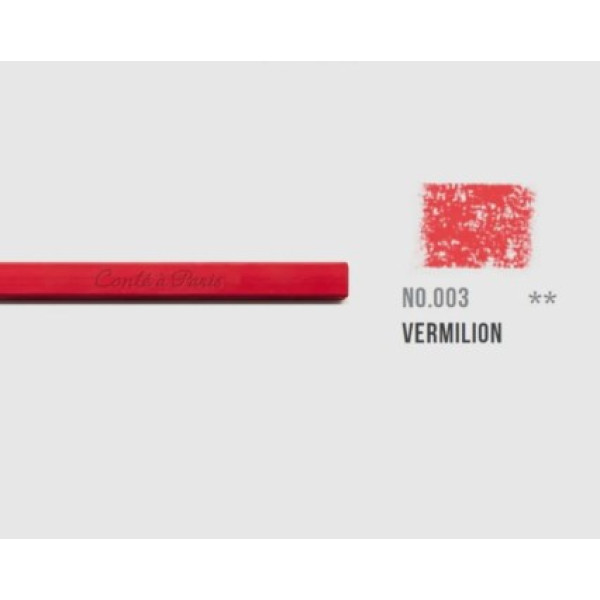 Пастель Conte Soft Pastels №003 Vermilion (Червона кіновар)