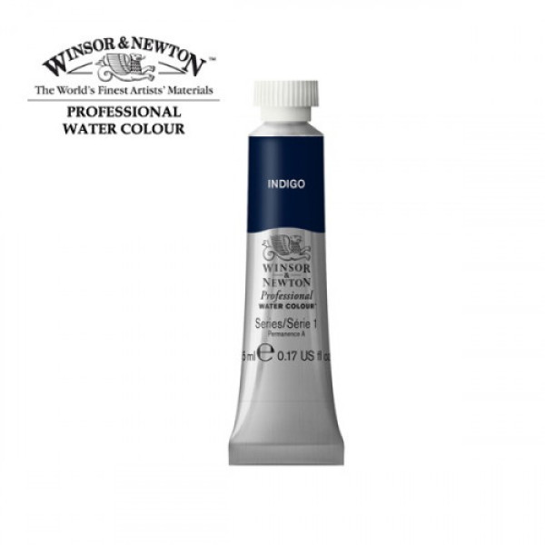 Акварельна фарба Winsor Newton Professional, № 322, Indigo Індіго, 5 мл