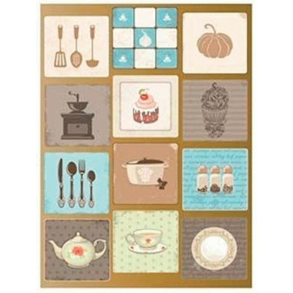Декупажная карта на рисовой бумаге Rice Paper Decoupage Cadence, А3 №61