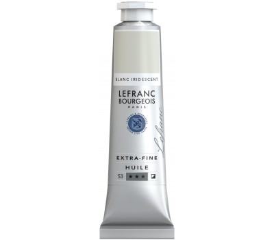 Фарба олійна Lefranc 40 мл №022 Iridescent White Перламутровий Білий