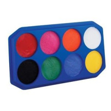 Набір професійного аквагриму Snazaroo Palette, 8 кольорів, 18 мл