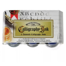 Набор чернил для каллиграфии Calligraphy Ink 6 Assorted Set, 6 цветов по 30 мл, Winsor Newton