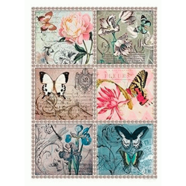 Декупажная карта на рисовой бумаге Rice Paper Decoupage Cadence, №3, №198