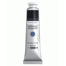 Масляная краска Lefranc Extra Fine 40 мл № 266 Lamp Black Сажа газовая