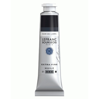 Олійна фарба Lefranc Extra Fine 40 мл №266 Lamp Black Сажа газова