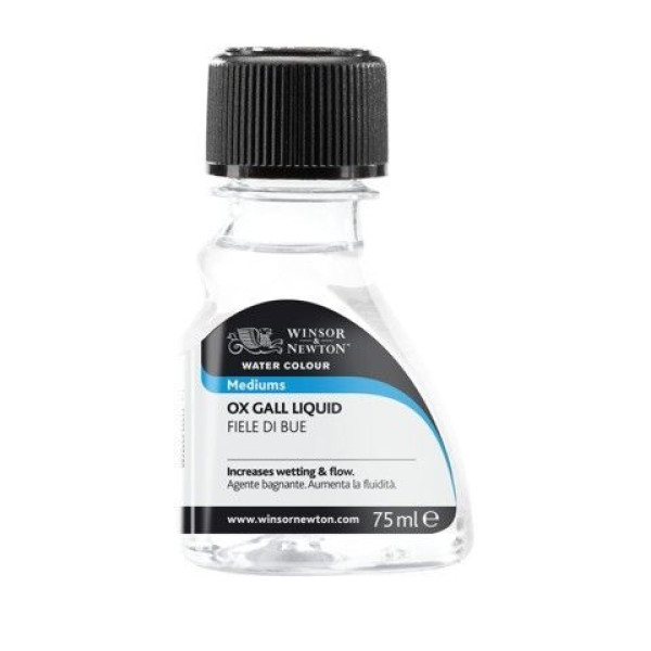 Бичача жовч для акварельних фарб Winsor Newton Ox Gall liquid, 75 мл