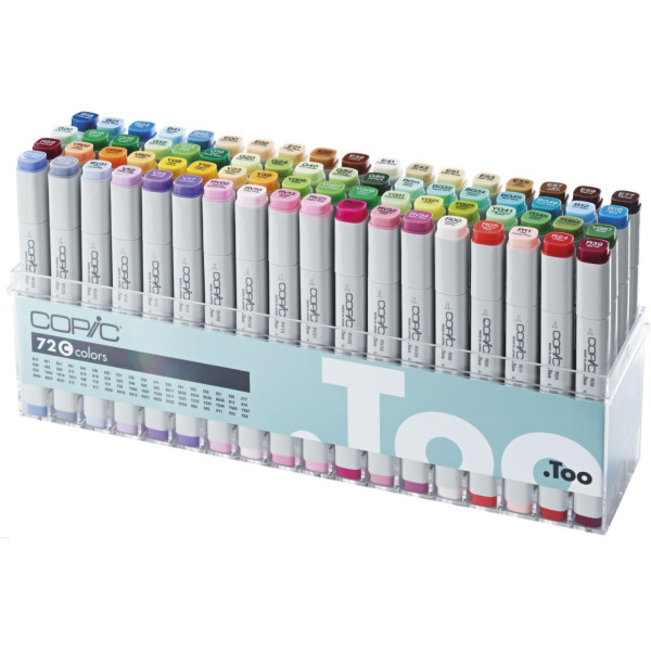 Набір маркерів COPIC CLASSIC Set 72 шт