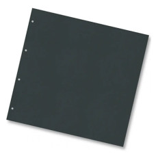 Картон для альбому Folia Ring binder dividers 300 г/м2,21,5x22,5 см 20, №90 Black Чорний арт 63990