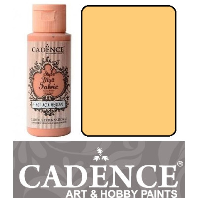 Фарба по тканині Cadence Style Matt Fabric Paint, 59 мл, Ванільно-лимонний