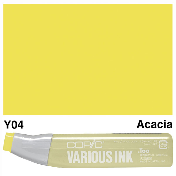 Чернила для заправки маркеров Copic Various Ink Y-04 Acacia Акация