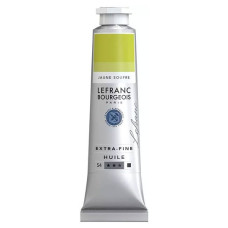 Олійна фарба Lefranc Extra Fine 40 мл № 196 Sutohur yellow Жовтий Сутогур