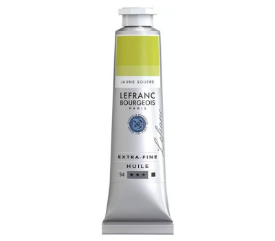 Олійна фарба Lefranc Extra Fine 40 мл № 196 Sutohur yellow Жовтий Сутогур