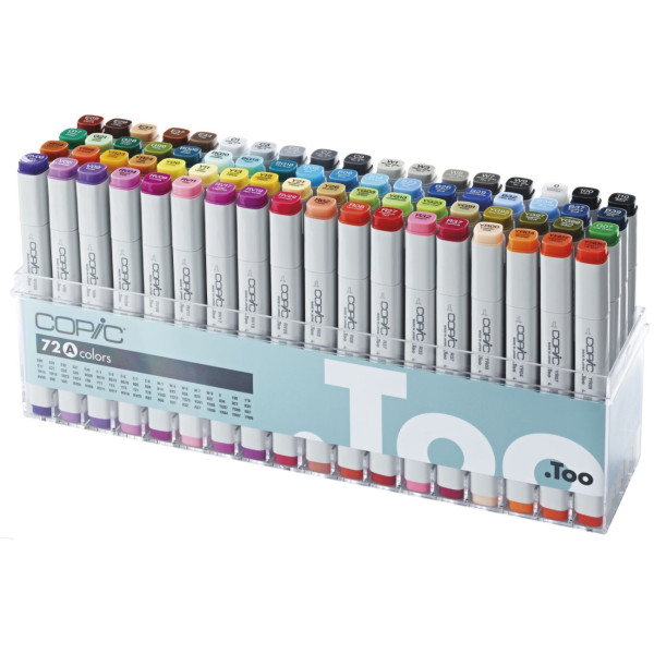Набір маркерів COPIC CLASSIC Color Set A, 72 шт